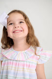 DOROTHY DAY DRESS - SAN ANTONIO STRIPE WITH BLOOMERS