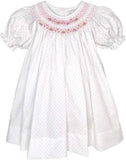 SMOCKED DAISY BISHOP DRESS WITH BLOOMERS