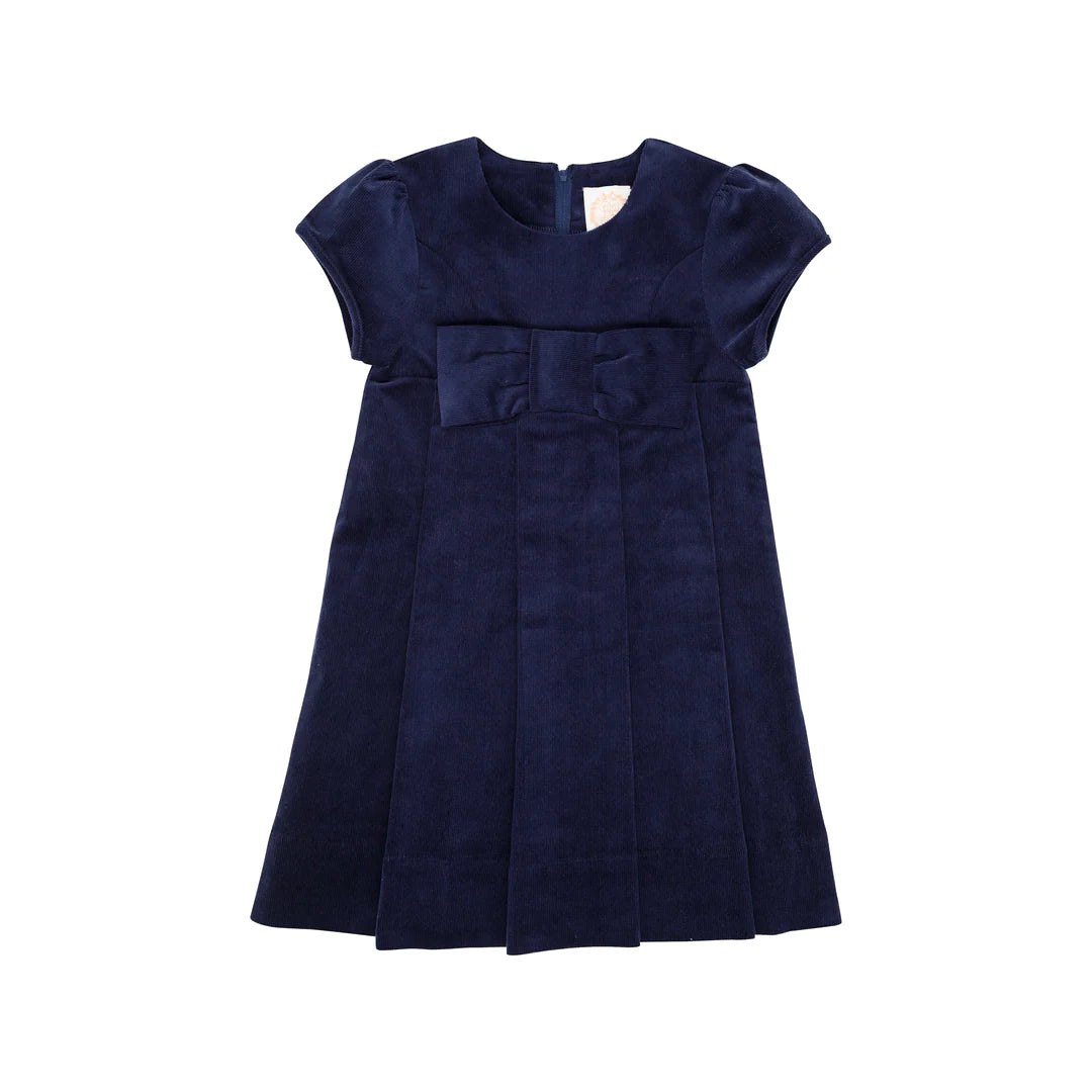 DARCY DRESS (CORDUROY) - NANTUCKET NAVY MiMi Kids DARCY DRESS (CORDUROY) - NANTUCKET NAVY MiMi Kids