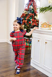 RYLEIGH ROMPER SOCIETY PREP PLAID WITH NANTUCKET NAVY