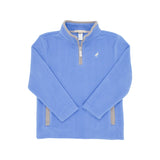 HAYWORD HALF-ZIP (FLEECE) - BARBADOS BLUE WITH GRANTLEY GRAY