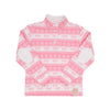 PENDLETON'S POPPED COLLAR FROSTY FAIRISLE (PINK)