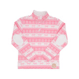 PENDLETON'S POPPED COLLAR FROSTY FAIRISLE (PINK)