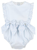 BLOOMS GINGHAM BUBBLE - BLUE