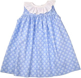 SLEEVELESS RUFFLE COLLAR DRESS