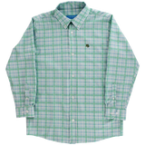 PERFORMANCE ROSCOE BUTTON DOWN SHIRT - WINDSONG