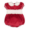 SANTA RED VELVET ROMPER