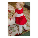 SANTA RED VELVET ROMPER