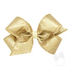 MEDIUM GLITTER GROSGRAIN OVERLAY BOW