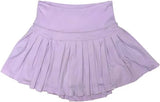 ACTIVE PLEATED LAVENDER SKORT