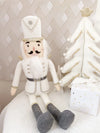 NUTCRACKER SHELF SITTER - WHITE
