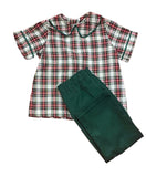 HOLIDAY PLAID WITH PANT SET