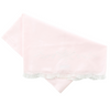 GIRLS EMBROIDERED RECEIVING BLANKET - PINK