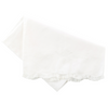 WHITE GIRLS EMBROIDERED RECEIVING BLANKET