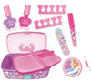 TIE DYE BUTTERFLY DREAM COLLECTION NAIL POLISH WITH MAKEUP CASE CARRIER SET
