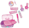 TIE DYE BUTTERFLY DREAM COLLECTION NAIL POLISH WITH MAKEUP CASE CARRIER SET