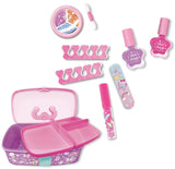 TIE DYE BUTTERFLY DREAM COLLECTION NAIL POLISH WITH MAKEUP CASE CARRIER SET