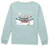 SKI LIFT LONG SLEEVE TOP - MARINE MIST