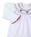 HOLIDAY MEDLEY HAND SMOCKED MISTLETOE PANT SET