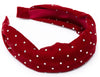 SPARKLE RED VELVET HEADBAND