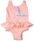 RUFFLE SWIMSUIT - SEAHORSE