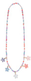 BOUTIQUE SHIMMER FLOWER NECKLACE