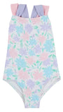 SEABROOK BATHING SUIT GLASTONBURY BLOOMS WITH PALM BEACH PINK AND LAUDERDALE LAVENDER