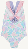 SEABROOK BATHING SUIT GLASTONBURY BLOOMS WITH PALM BEACH PINK AND LAUDERDALE LAVENDER