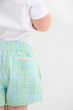 SHEFFIELD SHORTS PELHAM BAY PLAID ( GREEN )