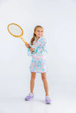 PREPLETIC SERCY SKORT GLASTONBURY BLOOMS WITH LAUDERDALE LAVENDER