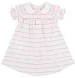 HOLLY DAY DRESS PIER PARTY PINK STRIPE WITH PIER PARTY PINK