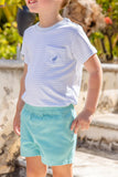 SHEFFIELD SHORTS TURKS TEAL WITH WORTH AVENUE WHITE STORK
