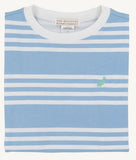 CARTER CREWNECK SADDLE RIDGE ( SARASOTA SKY ) WITH GIBSON ISLAND GREEN STORK