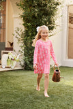 LONG SLEEVE POLLY PLAY DRESS BRASLETON BOWS ( ROMANY ROSE )