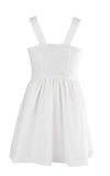 THE WILLOW PLEATED DRESS IN WHITE