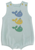 BOYS WHALE WISHES KNIT INFANT BUBBLE