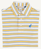 PRIM AND PROPER POLO LAKE CLAIRE LINES WITH WOOD BOAT BLUE STORK