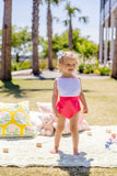 SALLY SUNSUIT PALM SPRING PUNCH WITH SANDPEARL PINK