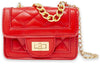 TINY CLASSIC QUILTED MINI PURSE - RED