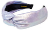 SHINY RAINBOW KNOT HEADBAND - PURPLE
