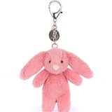 BASHFUL BUNNY PINK BAG CHARM