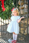 TABITHA TAB DRESS WITH CANDY CANE