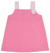 JILLIAN JUMPER HAMPTONS HOT PINK AND PALM BEACH PINK WITH HEART TULIP APPLIQUE