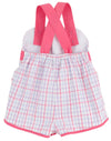 RUTHIE ROMPER WINTER PARK WINDOWPANE WITH ROMANY ROSE