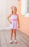 RUTHIE ROMPER WINTER PARK WINDOWPANE WITH ROMANY ROSE
