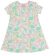 POLLY PLAY DRESS HAPPY IN HARBOUR ISLAND WITH PALM BEACH PINK
