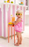 ROSEY ROMPER PINK WILLOW WINDOWPANE