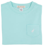 CARTER CREWNECK EDISTO EGG BLUE WITH WORTH AVENUE WHITE STORK