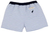 SHELTON SHORTS PARK CITY PERIWINKLE STRIPE WITH NANTUCKET NAVY STORK