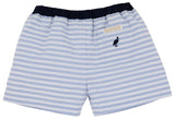 SHELTON SHORTS PARK CITY PERIWINKLE STRIPE WITH NANTUCKET NAVY STORK